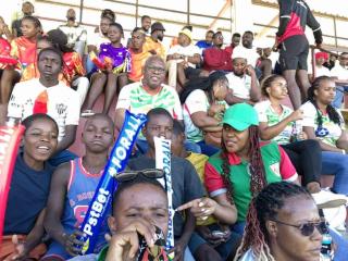 GOBABIS, 02 November 2024 - Young African supporters and sympathisers. (Photo: contributed) NAMPA 