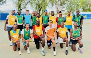 WINDHOEK, 03 November 2024 - The Netball Namibia men's training squad for the 2024 Africa Netball Cup. (Photo: Contributed)
