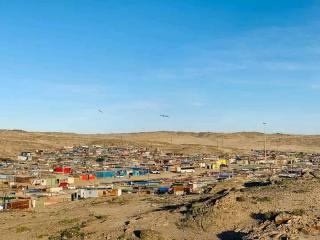 LÜDERITZ, 08 November 2024 – Residents of the Area 7 informal settlement in Lüderitz are demanding improved sanitation facilities from their town council. (Photo by: Siilie Nailonga) NAMPA