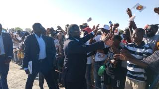 OSHAKATI, 24 November 2024 - Leader of the Independent Patriots for Change Panduleni Itula (Photo: Andreas Thomas) NAMPA
