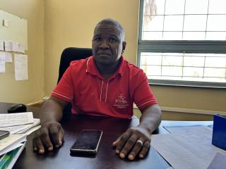 MARIENTAL, 25 November 2024 - Hardap Regional Electoral Officer Willem Uirab. (Photo by: Chelva Wells) NAMPA 