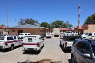 OTAVI, 25 November 2024 - The Otavi Police Station warehouse where the Electoral Commission of Namibia (ECN) election materials are stored. (Photo by: Mulisa Simiyasa) NAMPA