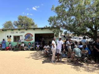 KAPPS FARM, 27 November (NAMPA) - Demoralised Voters at Kapps Farm. (Photo by: Eba Kandovazu)