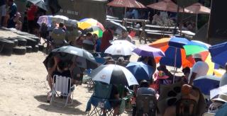 
WINDHOEK, 27 NOV (NAMPA) - Residents of Elisenheim A and B endured long delays and scorching heat on election day as polling stations ran out of ballot papers.
(Photo: Renathe Americano) NAMPA 