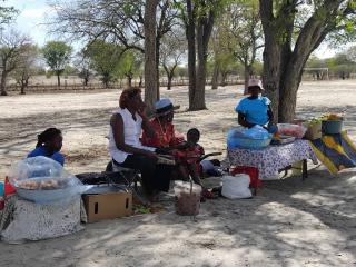 ONDANGWA, 27 November 2024 - Women selling their goods at Akweenyanga (Photo by: Andreas Thomas) NAMPA