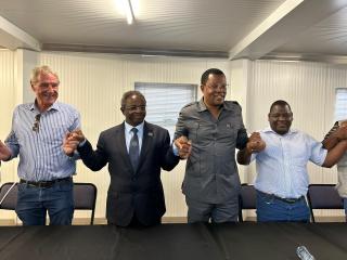 Windhoek, 01 December 2024- The leaders of opposition parties today confirmed that they are rallying behind the IPC’s urgent application in challenging the 2024 Presidential and Parliamentary elections. 

(Photo: Eba Kandovazu) NAMPA