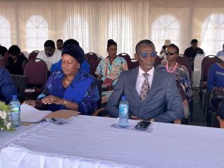 OUTAPI, 10 December 2024 - Minister of Gender Equality, Poverty Eradication and Social Welfare Doreen Sioka during the commemoration of International Human Rights and Namibian Women's Day on Tuesday.