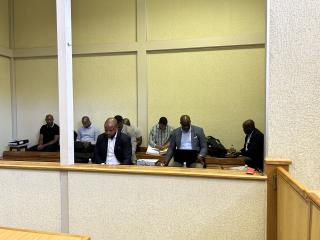 WINDHOEK, 11 December (NAMPA)-Fishrot suspects pictured at the Windhoek High court. (Photo by: Eba Kandovazu)