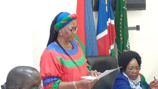 WINDHOEK, 17 July 2023 - Swapo Party Spokesperson Hilma Nicanor (Photo: Andreas Thomas) NAMPA