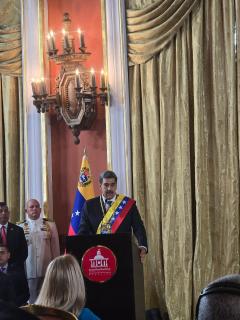 WINDHOEK, 11 January 2025 - Inauguration of President Nicolás Maduro in Venezuela on 10 January  2025.

(Photo: contributed)