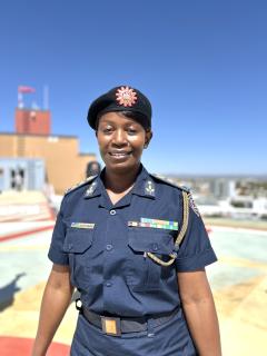 WINDHOEK, 13 January (NAMPA)- Namibian Police Spokesperson, Deputy Commissioner Kauna Shikwambi. (Photo by: Eba Kandovazu)