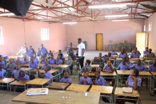 TSINTSABIS, 17 January 2025 - Tsintsabis Combined School has 80 Grade 8 learners in one classroom due to limited space. (Photo by: Gabriel Thomas) NAMPA 