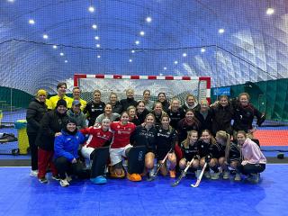 AMSTERDAM, 22 January 2025 - Namibia's senior women's hockey team pictured in the Netherlands while preparing for the FIH Indoor Hockey World Cup. (Photo: Contributed)