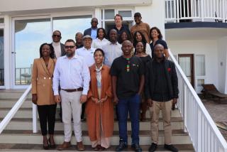 SWAKOPMUND, 22 January 2025 - Members of the Namibia Film Commission Board and stakeholders attending the retreat at Swakopmund. (Photo by: Isabel Bento) NAMPA