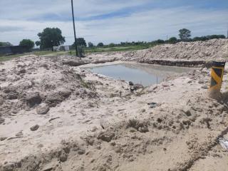 ENGOYI, 03 January 2025 - Work on the Engoyi/Omuntele gravel road is progressing slowly. (Photo: Contributed)