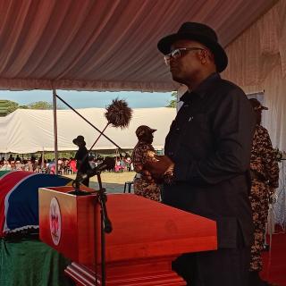 EENHANA, 21 February 2025 - Leader of the Ondonga Traditional Authority, Fillemon Shuumbwa Nangolo. (Photo: Clarence Katjaita) NAMPA 