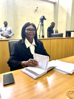 WINDHOEK, 25 February (NAMPA)- Prosecutor General Martha Imalwa attending the Fishrot trial at the Windhoek High Court. (Photo by: Eba Kandovazu) NAMPA