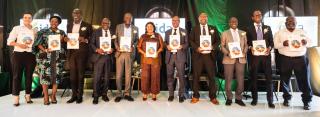 WINDHOEK, 26 February 2025 - The Namibia Industrial Development Agency (NIDA) exco pictured during the recent launch of its annual report. (Photo: Contributed)