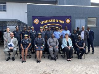 WINDHOEK, 25 March 2025 - Members of the Namibian Police Force pictured at the official launch of the Crime Analytical Unit in Windhoek. (Photo by: Justina Shuumbwa) NAMPA