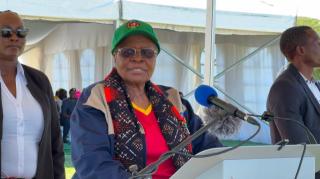 OSHAKATI, 01 May 2025 - President Netumbo Nandi-Ndaitwah speaking during the Workers day held at Oshakati on Thursday.  (Photo: Maria David)NAMPA