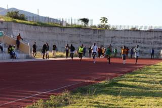 RIETFONTEIN, 02 May 2025 - Athletes in the 2025 Namibia's Deaflympics underway at Rietfontein Sports Stadium in the Otjozondjupa Region. The games which started Friday morning, will end on Sunday with the selection of athletes to represent Namibia this year November in football, netball and athletes in Tokyo, Japan. (Photo by: Mulisa Simiyasa) NAMPA
