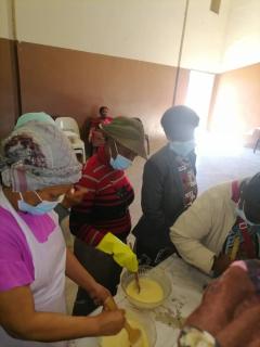 MARIENTAL, 07 May 2025 - The Taradi! Hana Xabadi organisation conducted a workshop at Mariental, equipping 29 unemployed women from their community with the skills to produce ‘Namaseep’, a handmade soap. (Photo: Contributed) 