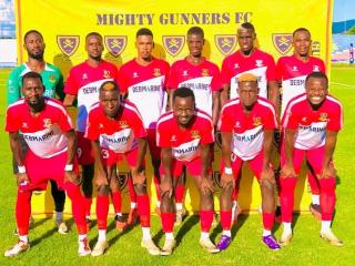 WINDHOEK, 16 April 2025 - Mighty Gunners are maintaining their concentration as they aim for the league championship. They have two crucial matches against Chula Chula and KK Palace scheduled for this weekend in Oshakati. (Photo: Contributed)