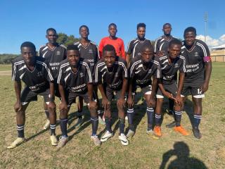 KATIMA MULILO, 10 MAY 2025 - Black Hawks Football Club have taken charge in the Zambezi Regional Second Division Football League as they seek to claim the title and a promotional berth to the North-East First Division Football League. (Photo: Contributed) NAMPA.