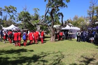 GROOTFONTEIN, 13 May 2025 - The career fair series for the Otjozondjupa Region at Grootfontein Senior Secondary School on Tuesday. (Photo by: Mulisa Simiyasa0 NAMPA