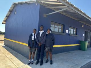 RUNDU, 13 May 2025 - The new fully fledged Dr Herbert Ndango Diaz Senior Secondary School in Rundu built after learners were being taught under tents. (Photo by: Sawi Hausiku) NAMPA