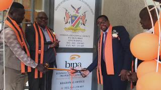 ONGWEDIVA, 17 MAY (NAMPA) - Deputy Prime Minister and Minister of Industries, Mines and Energy Natangue Ithete officially inaugurated the Business and Intellectual Property Authority (BIPA) at Ongwediva in Ongwediva on Saturday. (Photo: Maria David)