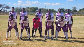 OTJIWARONGO, 18 MAY 2025 - Named Kahirona, Life Fighters FC has maintained its hold on the North West Football League title after securing decisive victories over African Motto and Golden Bigs at Mokati Stadium last weekend. (Photo: Contributed) NAMPA.