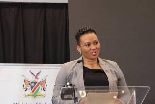 WINDHOEK, 20 May 2025 - Ministry of Justice and Labour Relations Deputy Executive Director Aune Mundjanima (Photo: Andreas Thomas) NAMPA
