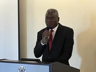 WINDHOEK, 21 May 2025 - Executive Director of the Ministry of Health and Social Services, Penda Ithindi at the National Rehabilitation and Assistive Technology Strategic Planning Workshop in Windhoek. (Photo by: Justina Shuumbwa) NAMPA