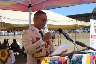KEETMANSHOOP, 30 May 2025 - The chairperson of the Nama Cultural Festival organising committee, Dirk Eigub. (Photo by: Suzith Tjitaura) NAMPA 