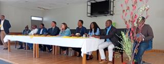 MARIENTAL, 02 June (NAMPA)- The Minister of Education Innovation Youth Sports Arts and Culture (MEYSAC) Sanet Steenkamp visited the Kai//Ganaxab Youth Skills Training Center in Hardap region on Monday.
(Photo by: Charmaine Boois) NAMPA 
