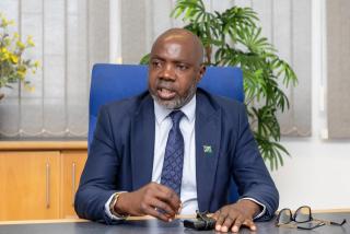 OSHAKATI, 03 June 2025 - Audrin Mathe, Executive Director of the Ministry of Information and Communication Technology. 
