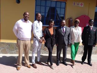 ONGWEDIVA, 04 June 2025 - The newly elected NCCI EXCO members during the NCCI information meeting for Ongwediva branch on Wednesday. (Photo: Maria David)NAMPA