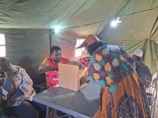 SESFONTEIN, 17 June 2025 - The by-election for the Sesfontein constituency is currently underway with all 26 polling stations in full swing. (Photo by: Uakutura Kambaekua) NAMPA