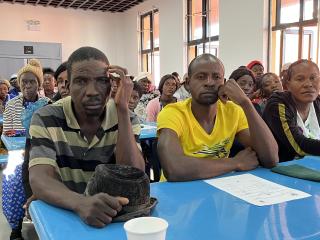 MANKUMPI , 18 June 2025- The Community Members of MANKUMPI during a public engagement between Kavango West Regional Leaders and community members at Satotwa village, Mankumpi Constituency, in the Kavango West region on Wednesday.

(Photo: Lylie Joel)
NAMPA