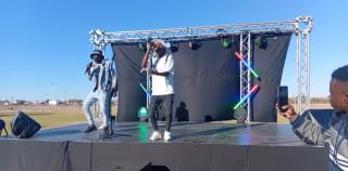 MARIENTAL, 21 June 2025 (NAMPA) - A musician performing at the World Music Day hosted at the Mariental showgrounds on Saturday.
(Photo: Charmaine Boois) NAMPA