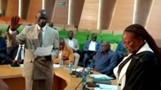 KATIMA MULILO, 26 June 2025 - Newly elected Kabbe South Constituency Councillor, Raymond Kamwi Sezuni was on Thursday sworn in as a member of the Zambezi Regional Council by Magistrate Malilo Mwilima.
(Photo: Michael Mutonga Liswaniso) NAMPA