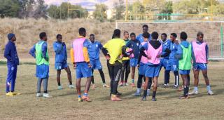 WINDHOEK, 26 JUN (NAMPA) – National Under-20 (U20) men’s football while in training ahead of the 2024 African Union Sport Council (AUSC) Region 5 Games. (Photo by: Hesron Kapanga) NAMPA