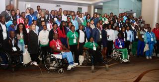 WINDHOEK, 30 June 2025 – The International Paralympic Committee (IPC), in collaboration with the Namibia Paralympic Committee (NPC), launched a three-day regional sports training workshop in Windhoek on Monday. The workshop runs until Wednesday and brings together over 80 participants from 17 African countries for coaching and classification training. (Photo by: Hesron Kapanga) NAMPA
