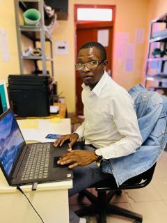 TSUMKWE, 20 JUNE 2025 - Ndara Joseph Ndemuyimba, a 29-year-old man from the marginalised community of !Nxu in Tsumkwe West (Mangetti Dune), has risen from being a devil's claw trader to a school administrator, despite losing his parents at a very young age. (Photo: Contributed) NAMPA.