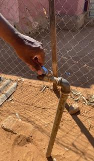 OMUTHIYA, 09 July 2025 - Residents of Soweto left with dry taps as Tsumeb Municipality block their water tokens. (Photo: Maggy Thomas)NAMPA