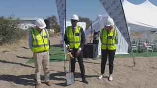 ONGWEDIVA, 15 July 2025 - Oshana governor Hofni Iipinge officiate at the groundbreaking ceremony of the Namibian Oncology centre and Medical Imaging on Tuesday.