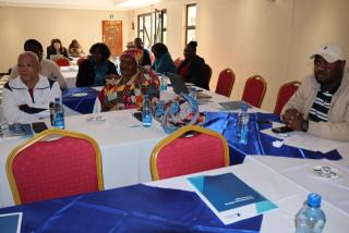 OTJIWARONGO, 22 July 2025 - A section of the Central Committee members of the Popular Democratic Movement (PDM) attends Thursday morning a leadership training workshop underway at Otjiwarongo. (Photo by: Mulisa Simiyasa) NAMPA