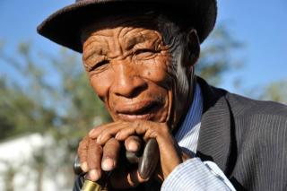 EISEB BLOCK, 28 July 2025 - Ju|'Hoan Traditional Authority Chief Tsamkxao //oma. (Photo: Contributed)