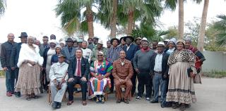 MARIENTAL, 28 July 2025 (NAMPA)- The Ministry of Urban and Rural Development is hosting a week-long Legal Framework Training workshop for traditional authorities, members of the Council of Traditional Leaders and Secretaries. The official opening kicked of on Monday in Mariental.
(Photo:Charmaine Boois) NAMPA 
